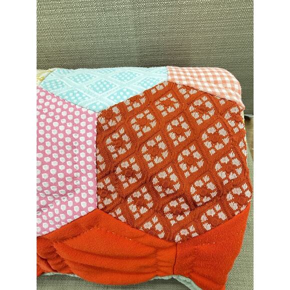 Hexagon Patchwork Quilt 88x86 Cotton Fabric Cutter Craft Sewing Project - Picture 11 of 13